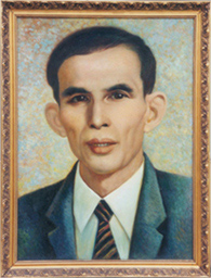 J9.COM股份首创人温北英油画像